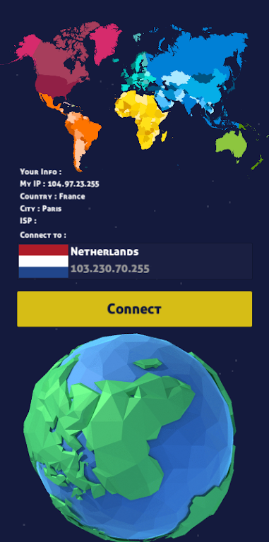 VPN NetherLands - IP for NL ekran görüntüsü 2