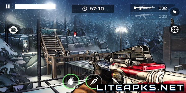 Gun Shooting Games Offline FPS captura de pantalla 1