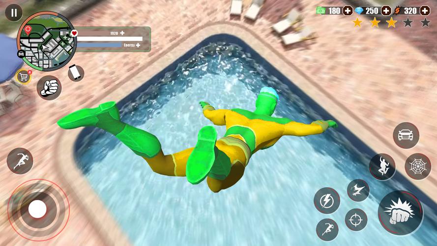 Super Rope Hero: Crime City Capture d’écran1