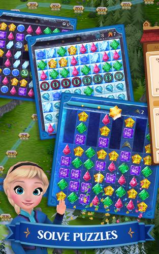 Disney Frozen Free Fall Games屏幕截圖1