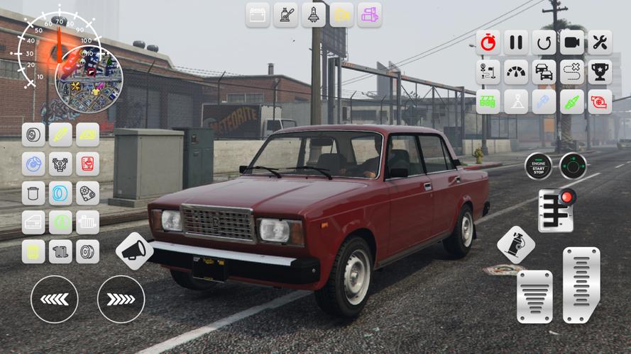 Lada 2107 Tuning Russian City Screenshot 1