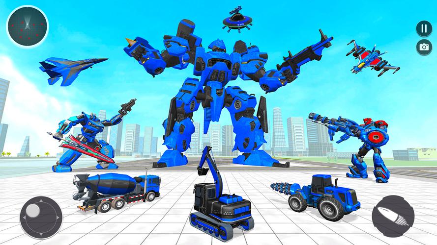 Mech Robot Transforming Game Screenshot 1