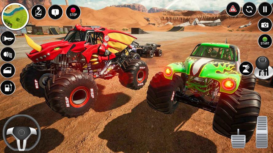 Extreme Monster Truck Game 3D স্ক্রিনশট 4