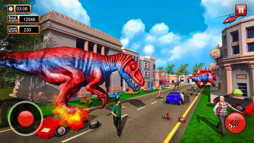 Dinosaur Games City Rampage Capture d’écran2