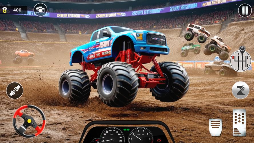 Monster Truck Racing Game 3D屏幕截圖1