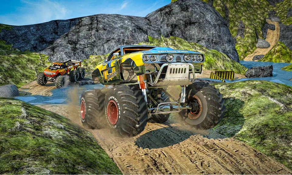 Monster 4x4 Offroad Jeep Stunt Racing 2019 ảnh chụp màn hình 2