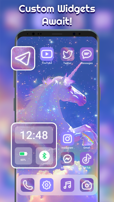 Themepack – App Icons, Widgets Mod zrzut ekranu 3