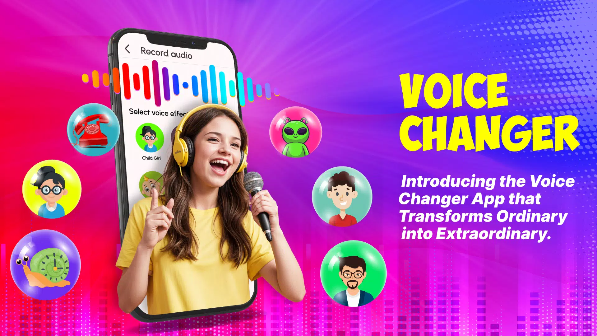 Voice Changer Male to Female屏幕截圖1