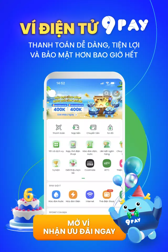 Ví điện tử 9Pay Screenshot 1