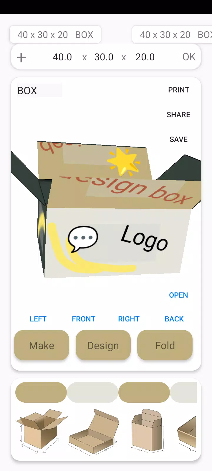 Box Maker Template Creator Pro 스크린 샷 4