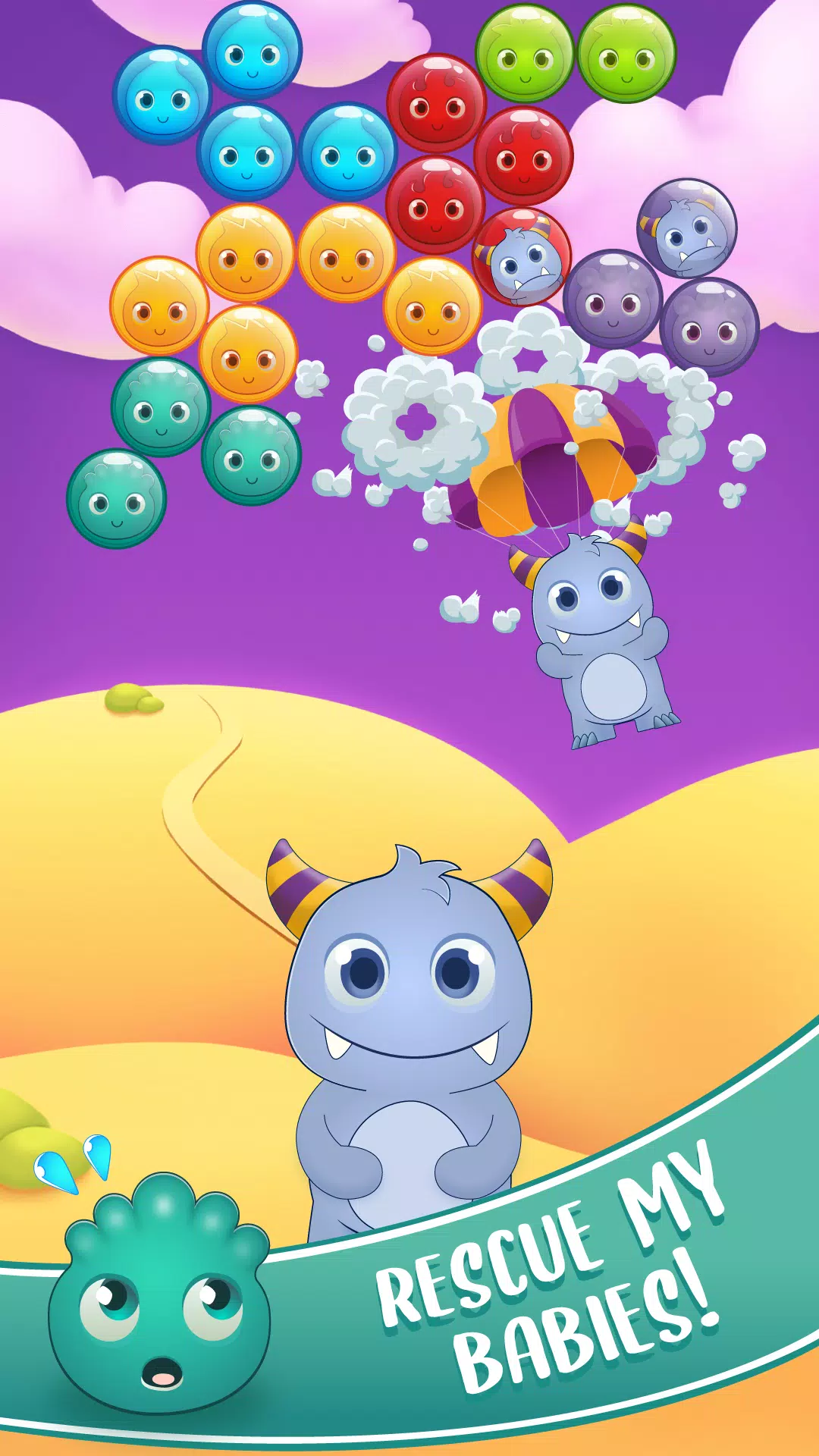 Bubble friends rescue Скриншот 3