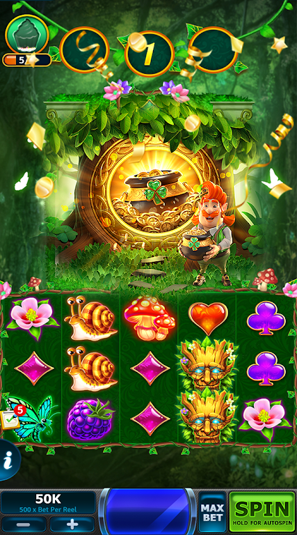 Dino Pixie Slots Adventure 스크린 샷 1