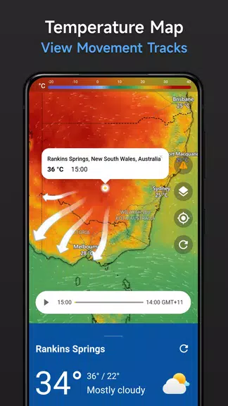 Live Weather & Radar Map Capture d’écran3