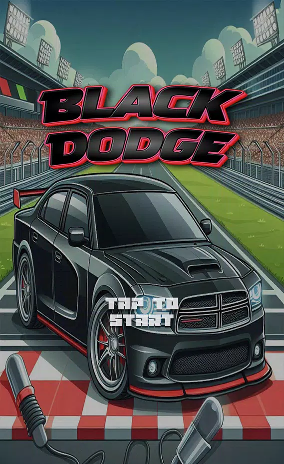 Black Dodge Car Game स्क्रीनशॉट 1