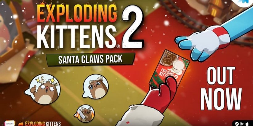 „Tis the Season: „Exploding Kittens 2” przedstawia świąteczne rozszerzenie „Santa Claws”