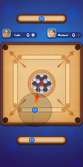 Carrom Strike - Disc Pool Game Capture d’écran1