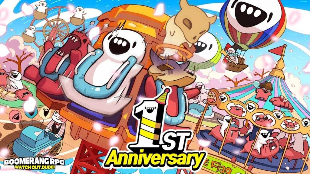 Boomerang RPG marca el primer aniversario con evento de ruleta, nuevas máscaras