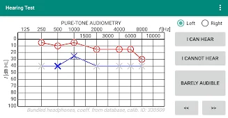 Hearing Test экрана 1