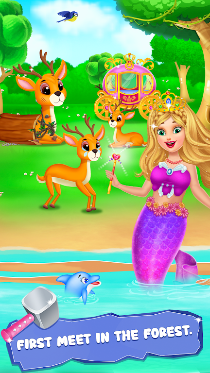 Princess life love story games экрана 4