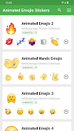 Animated Emojis WAStickerApps Captura de tela 2