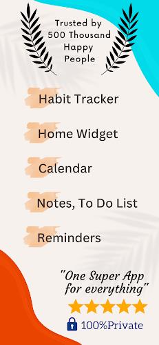 Habit Tracker Planner HabitYou screenshot 1