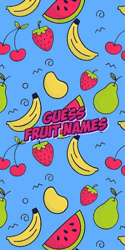 Guess the fruit name game Capture d’écran1