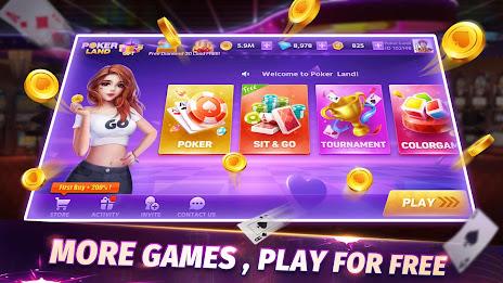 Poker Land - Texas Holdem Game 스크린샷 4