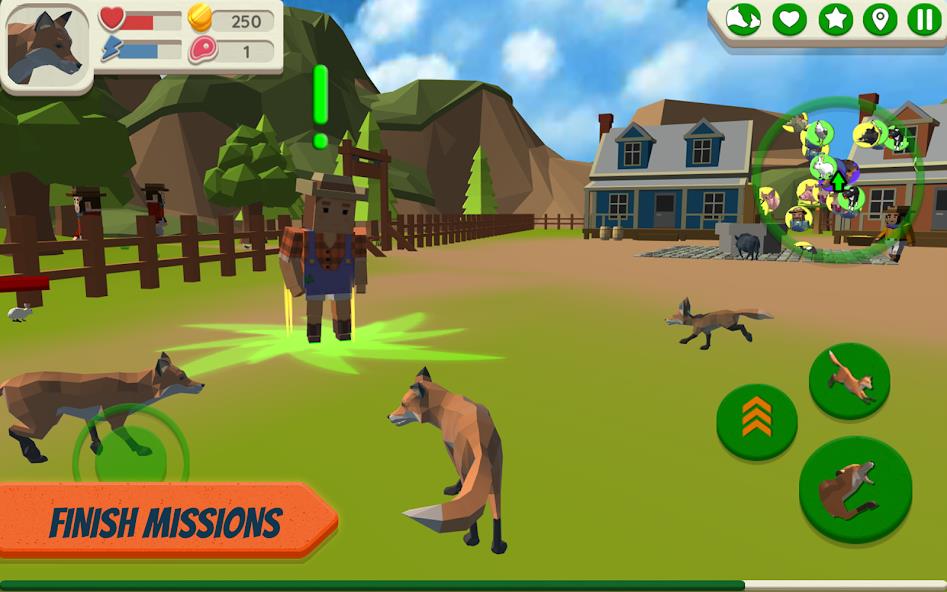 Fox Family - Animal Simulator Modスクリーンショット3