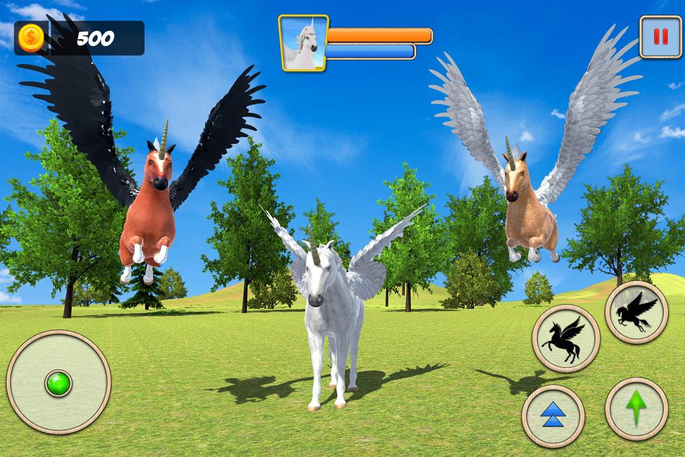 Unicorn Family Simulator Game屏幕截圖1