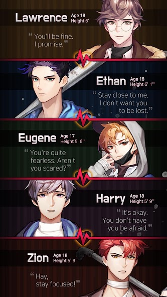 Screenshot Dangerous Fellows:Otome Dating Mod 3