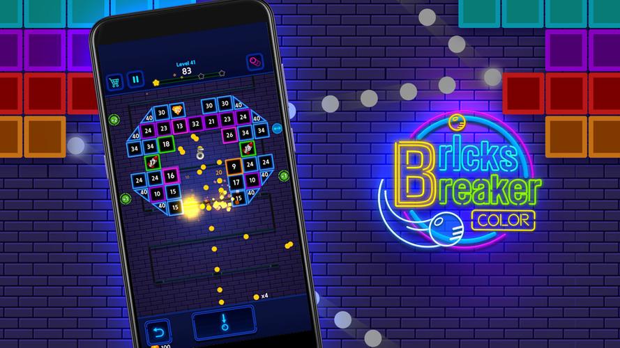 Bricks Breaker Color 스크린 샷 1