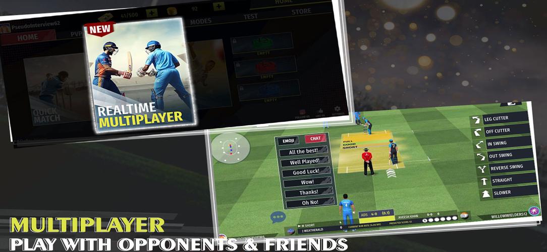 ภาพหน้าจอ Epic Cricket 2