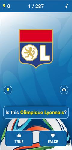 Soccer Quiz: Guess the Logo captura de pantalla 2