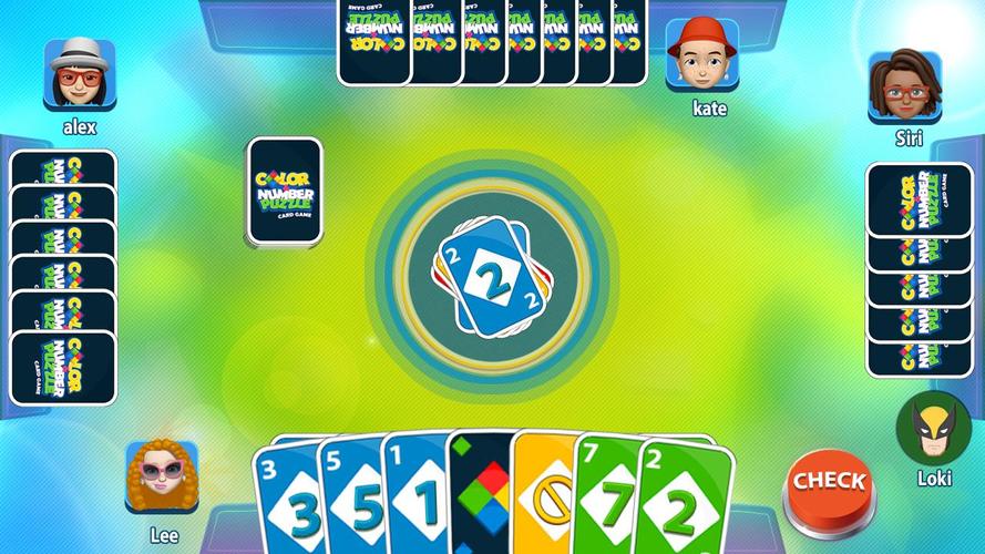 Color & Number - Card Game Screenshot 2
