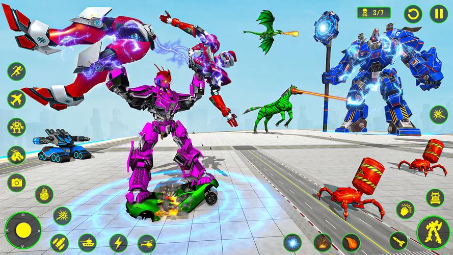 Horse Robot: Car Robot Games स्क्रीनशॉट 4