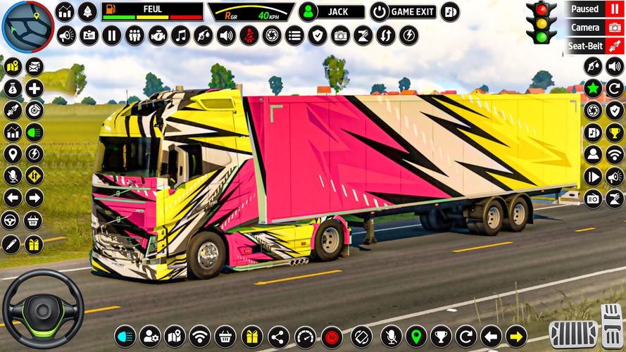 US Truck Driving 3D Truck Game 스크린 샷 4