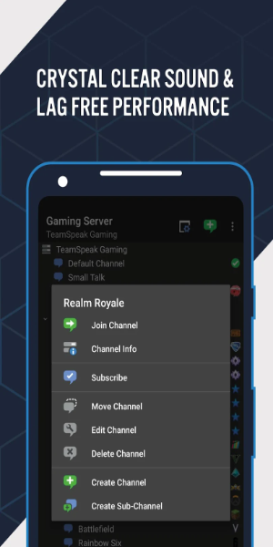 TeamSpeak 3 - Voice Chat স্ক্রিনশট 2