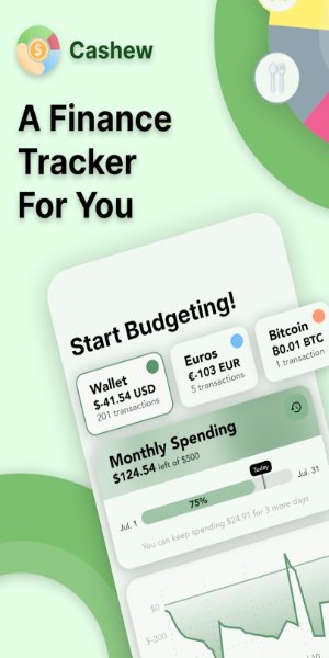 Cashew—Expense Budget Tracker captura de pantalla 2