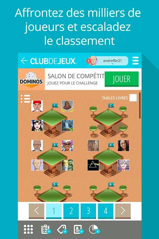 ภาพหน้าจอ Dominos ClubDeJeux 2