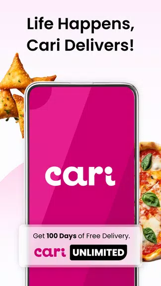Cari: The best food delivered স্ক্রিনশট 1