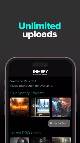 Indiefy - Music Distribution Screenshot 3