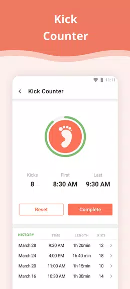 Screenshot Pregnancy App 3