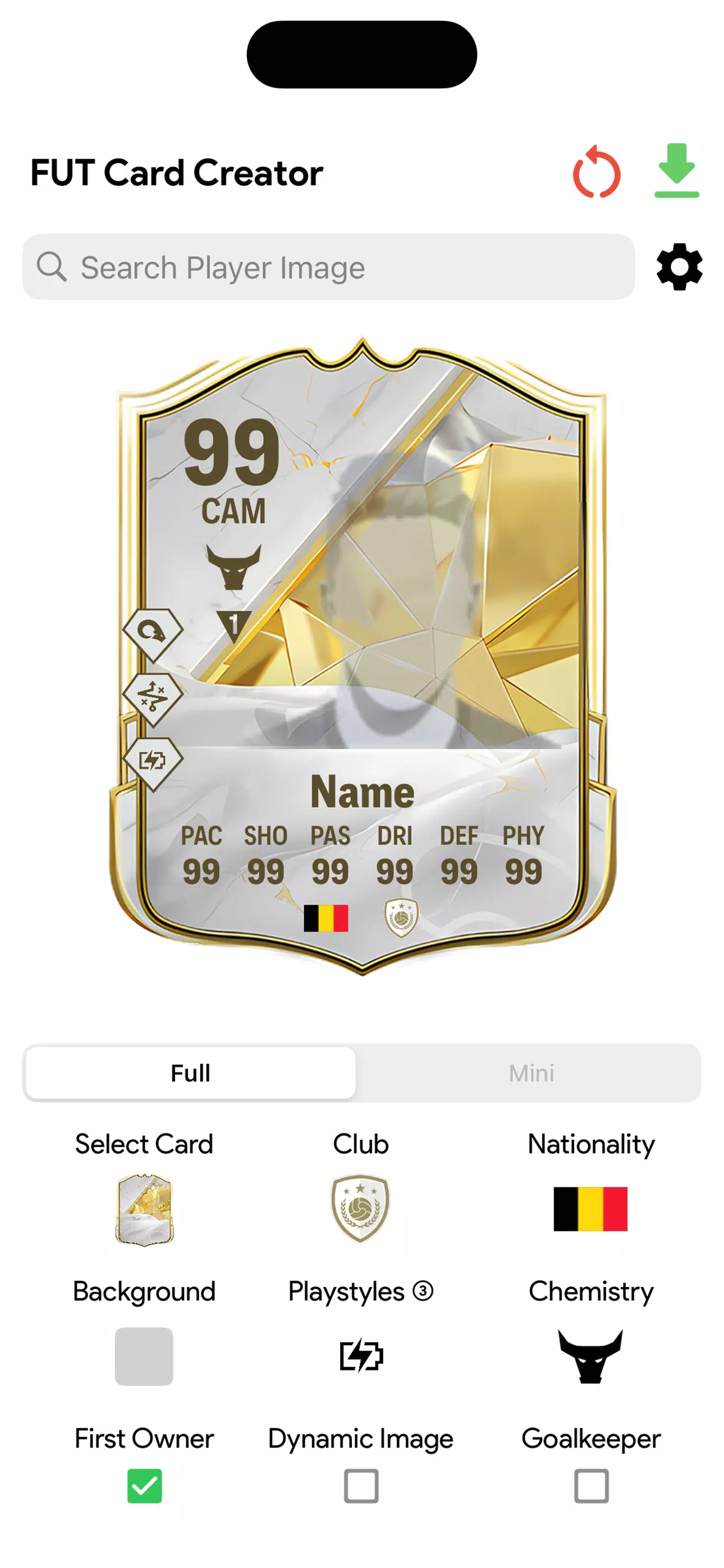 FC Card Creator 25 ekran görüntüsü 3