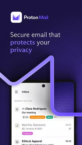 Proton Mail: Encrypted Email 스크린 샷 1