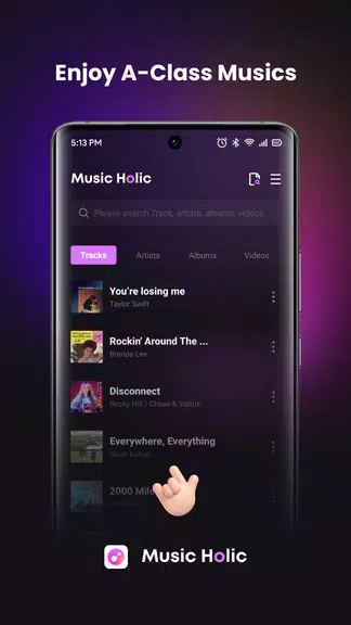 Music Holic-Offline Music screenshot 1