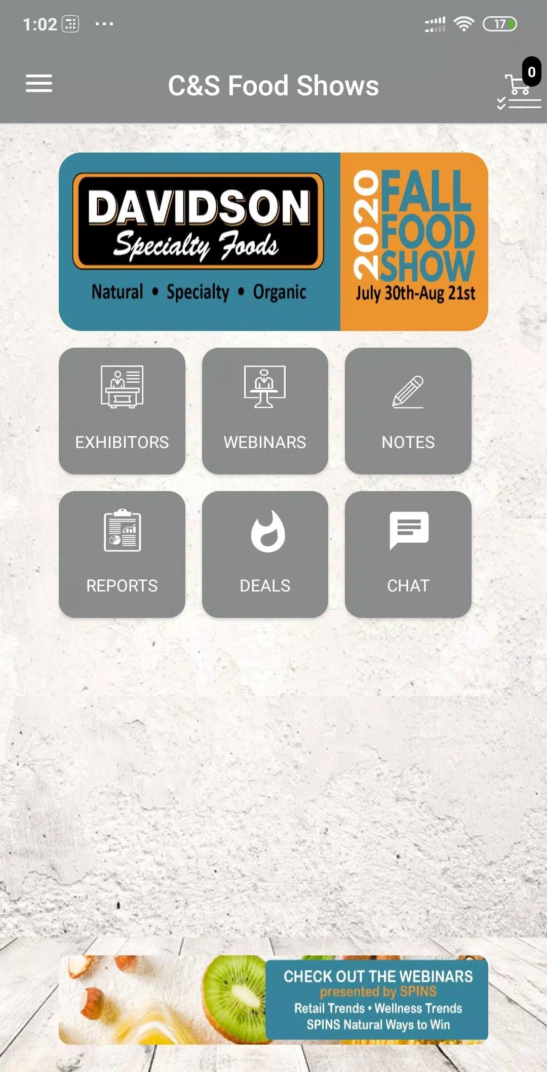 C&S Food Shows Screenshot 1