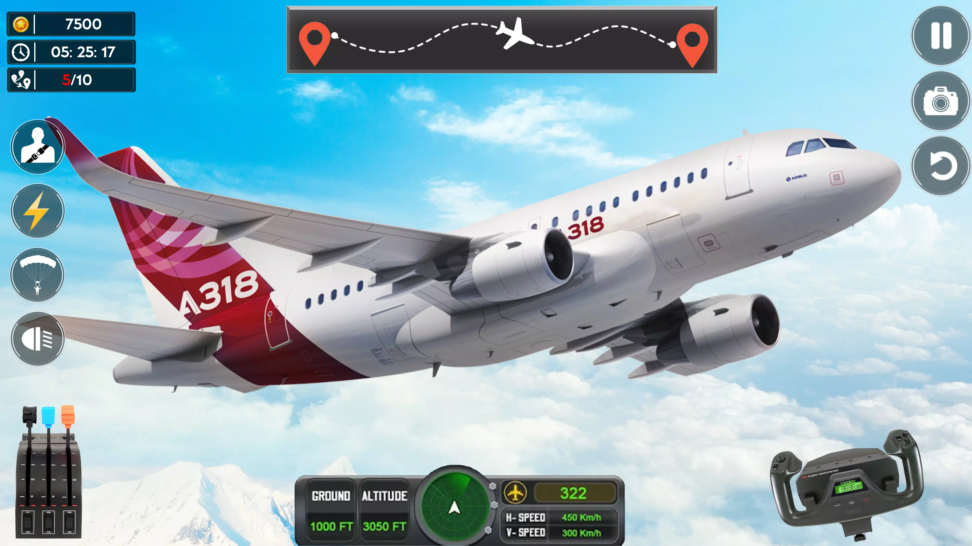 Airplane Flight Simulator 2023 ကိုဖန်သားပြင်4