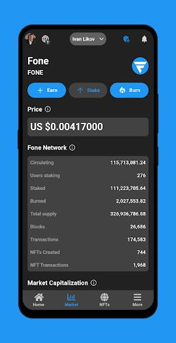 Fone Network AI, Earning, NFTs 스크린 샷 2