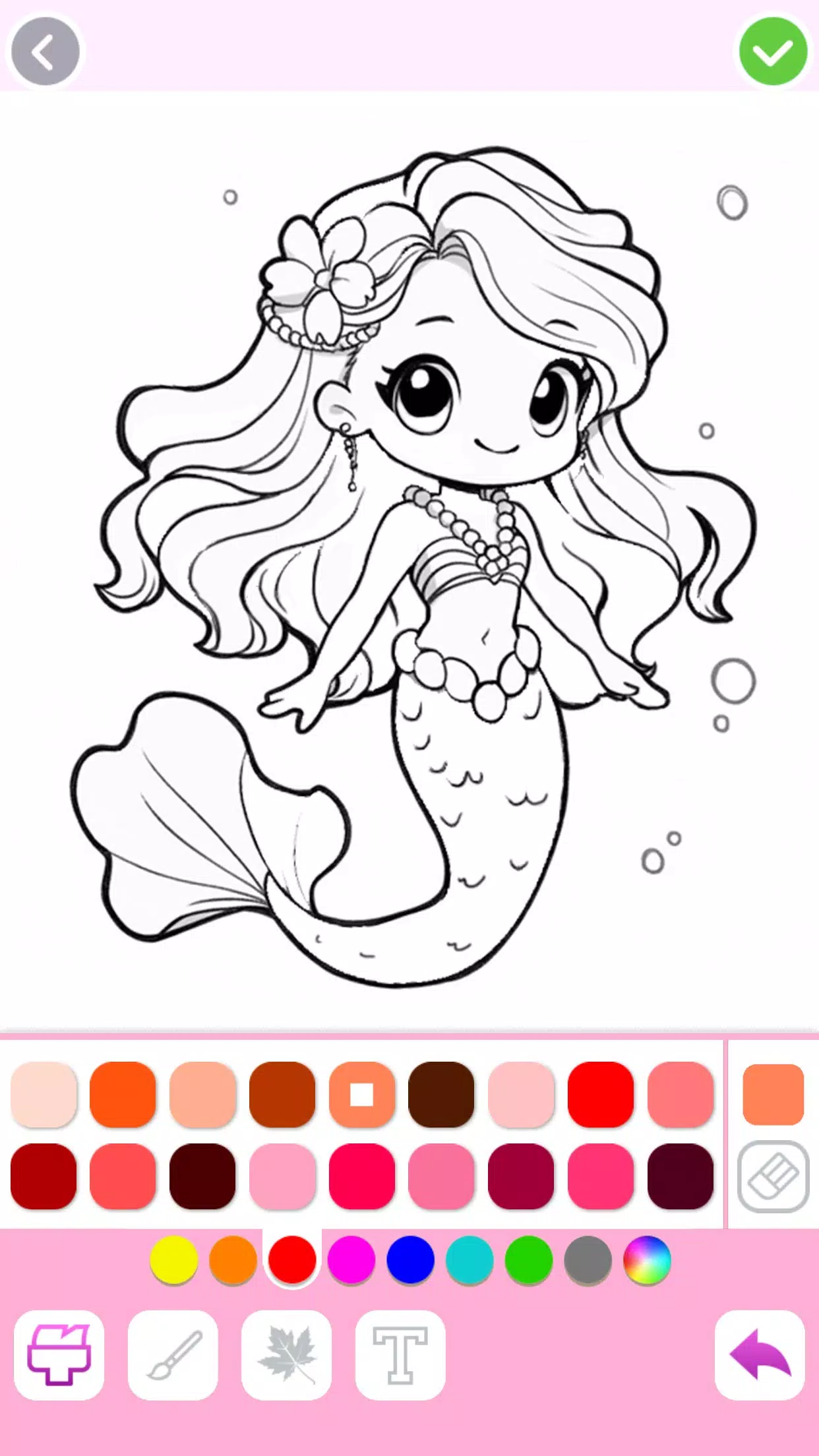 Mermaid Coloring:Mermaid games应用截图第4张