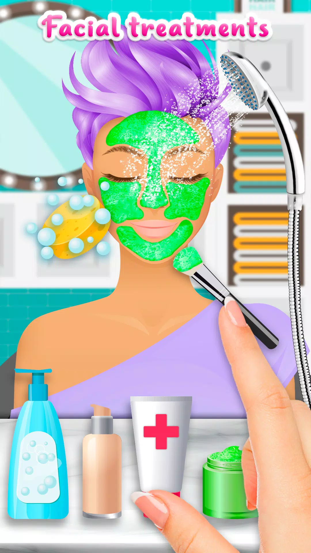 Makeup Beauty Salon Game Girls 스크린 샷 2